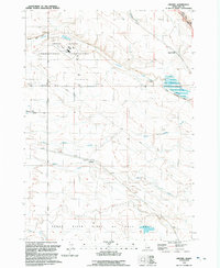 Owyhee 1992 topographic map thumbnail