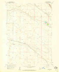 Owyhee 1957 topographic map thumbnail
