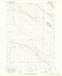Owyhee 1957 topographic map thumbnail