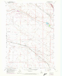 Owyhee 1957 topographic map thumbnail