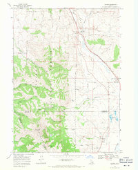 Oxford 1968 topographic map thumbnail