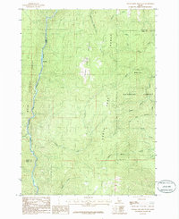 Packer John Mountain 1985 topographic map thumbnail
