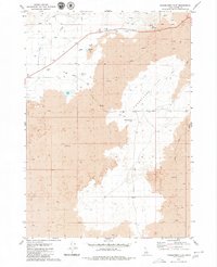 Paddelford Flat 1979 topographic map thumbnail