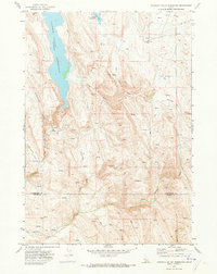 Paddock Valley Reservoir 1970 topographic map thumbnail