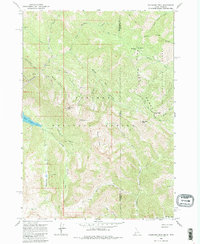 Palisades Peak 1966 topographic map preview