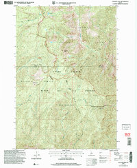 Papoose Peak 2004 topographic map thumbnail
