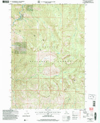 Parks Peak 2004 topographic map thumbnail