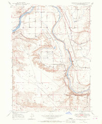 Pasadena Valley 1947 topographic map thumbnail