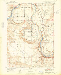 Pasadena Valley 1948 topographic map thumbnail