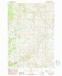 Pats Creek 1989 topographic map thumbnail