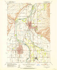 Payette 1951 topographic map thumbnail