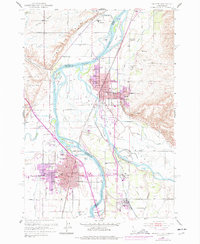 Payette 1951 topographic map thumbnail