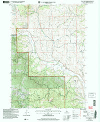 Peck Mountain 2004 topographic map thumbnail