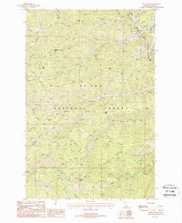 Peggy Peak 1988 topographic map thumbnail