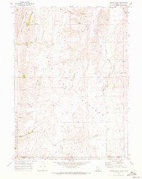 Pegram Creek 1970 topographic map thumbnail