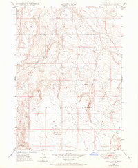 Pence Butte 1948 topographic map thumbnail