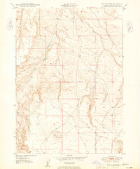 Pence Butte 1949 topographic map thumbnail