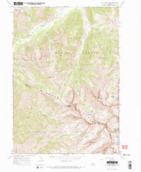 Phi Kappa Mtn 1967 topographic map preview