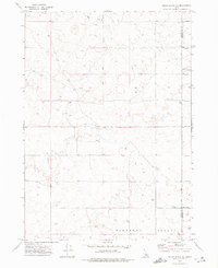 Pillar Butte NE 1972 topographic map thumbnail