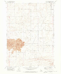 Pillar Butte SE 1972 topographic map thumbnail