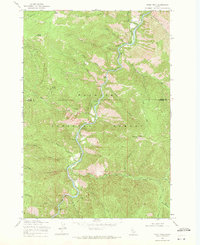 Pilot Peak 1969 topographic map thumbnail