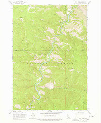 Pilot Peak 1969 topographic map thumbnail