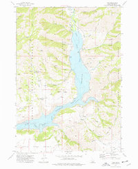Pine 1973 topographic map thumbnail