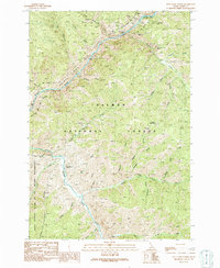Pine Creek Rapids 1991 topographic map thumbnail