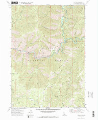 Pine Flat 1972 topographic map thumbnail