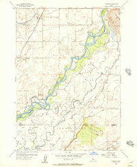 Pingree 1955 topographic map preview