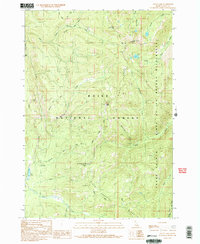 Pistol Lake 1990 topographic map thumbnail
