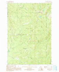 Pistol Lake 1990 topographic map thumbnail