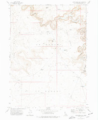 Piute Basin East 1973 topographic map thumbnail