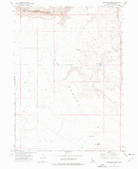 Piute Basin West 1973 topographic map preview
