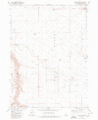 Poison Butte 1979 topographic map thumbnail