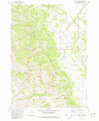 Poison Creek 1981 topographic map thumbnail