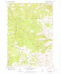 Poison Peak 1962 topographic map thumbnail