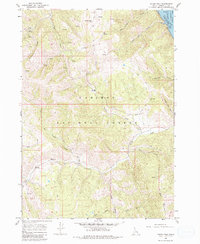 Poker Peak 1966 topographic map thumbnail