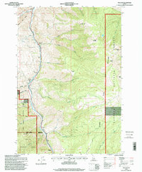 Pollock 1995 topographic map thumbnail
