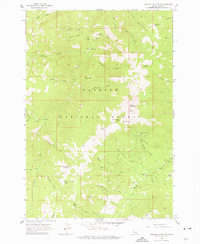 Pollock Mountain 1963 topographic map thumbnail