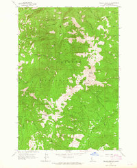 Pollock Mountain 1963 topographic map thumbnail