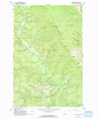 Pond Peak 1966 topographic map thumbnail