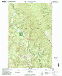 Pond Peak 1996 topographic map thumbnail