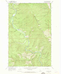 Pond Peak 1966 topographic map thumbnail