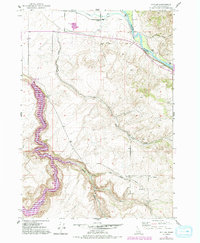 Poplar 1951 topographic map thumbnail