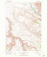 Poplar 1951 topographic map thumbnail