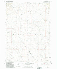 Pot Hole Butte 1981 topographic map thumbnail