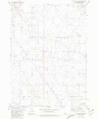 Pot Hole Butte 1981 topographic map thumbnail