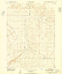 Pot Hole Canyon 1949 topographic map thumbnail