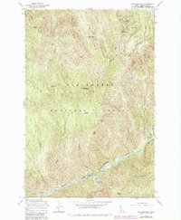 Pot Mountain 1965 topographic map thumbnail